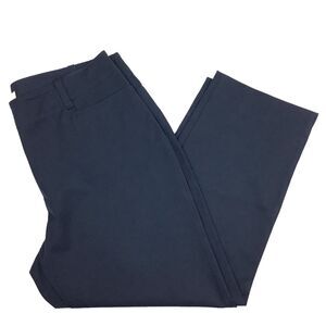 Talbots Blue Capri Crop Pants Women’s 14 Signature 36X25.5 Stretch Dressy Career